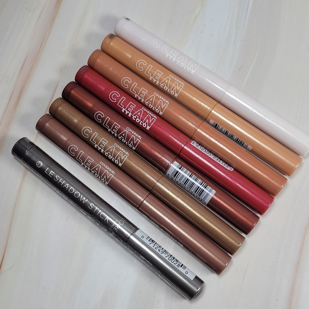 CoverGirl Clean Eye Color & L'Oréal Le Shadow Eyeshadow Stick Bundle NEW! - Picture 2 of 14